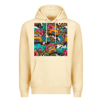 Pina Colada western school bus seamless pattern Premium Hoodie - BundleAndBundleShop
