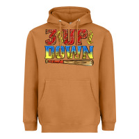 Meerkat 3 up 3 down softball Heavyweight Hoodie - texasbilliewilder