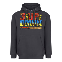 Smoke 3 up 3 down softball Heavyweight Hoodie - texasbilliewilder