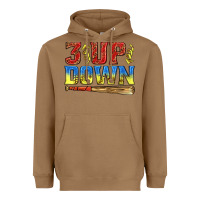Toasted Coconut 3 up 3 down softball Heavyweight Hoodie - texasbilliewilder
