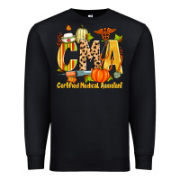 Black fall cma certified medical assistant Premium Sweatshirt - Zillion Design Studio