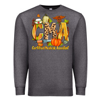 Charcoal Heather fall cma certified medical assistant Premium Sweatshirt - Zillion Design Studio
