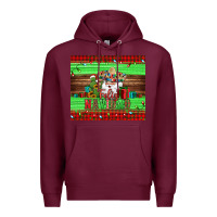 Burgundy feliz navidad spanish christmas santa tumbler Premium Hoodie - Jasminsmagicworld