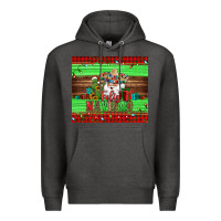 Charcoal Heather feliz navidad spanish christmas santa tumbler Premium Hoodie - Jasminsmagicworld
