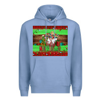 Colony Blue feliz navidad spanish christmas santa tumbler Premium Hoodie - Jasminsmagicworld