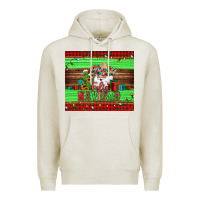 Oatmeal Heather feliz navidad spanish christmas santa tumbler Premium Hoodie - Jasminsmagicworld