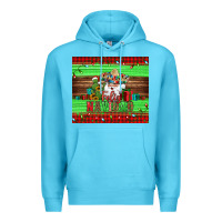 Ocean Blue feliz navidad spanish christmas santa tumbler Premium Hoodie - Jasminsmagicworld