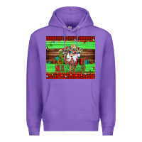 Purple feliz navidad spanish christmas santa tumbler Premium Hoodie - Jasminsmagicworld