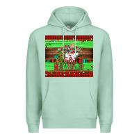 Seafoam feliz navidad spanish christmas santa tumbler Premium Hoodie - Jasminsmagicworld