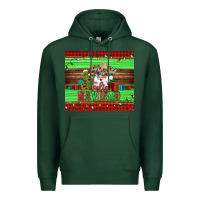 Sports Green feliz navidad spanish christmas santa tumbler Premium Hoodie - Jasminsmagicworld