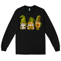 Black sunflower gnomies Long Sleeve Tee - BarkalooDesign