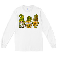 White sunflower gnomies Long Sleeve Tee - BarkalooDesign