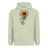 Matcha be kind autism sunflower Heavyweight Hoodie - Zillion Design Studio