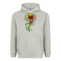 Moon Dust be kind autism sunflower Heavyweight Hoodie - Zillion Design Studio