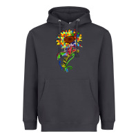 Smoke be kind autism sunflower Heavyweight Hoodie - Zillion Design Studio