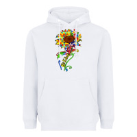 Be Kind Autism Sunflower Heavyweight Hoodie | Teevron