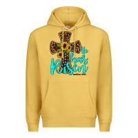 Antique Gold he has risen Premium Hoodie - JahusDesignShop