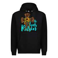 Black he has risen Premium Hoodie - JahusDesignShop