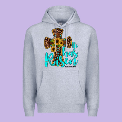 He Has Risen Premium Hoodie Designed By Jahusdesignshop