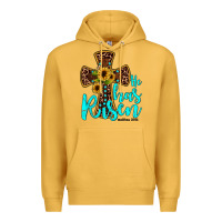 Mustard he has risen Premium Hoodie - JahusDesignShop