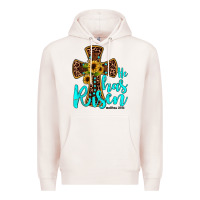 Pale Pink he has risen Premium Hoodie - JahusDesignShop
