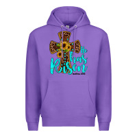 Purple he has risen Premium Hoodie - JahusDesignShop
