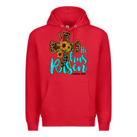 Red he has risen Premium Hoodie - JahusDesignShop