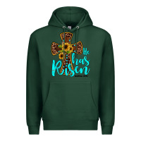 Sports Green he has risen Premium Hoodie - JahusDesignShop