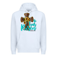 White he has risen Premium Hoodie - JahusDesignShop
