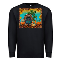 Black turkey and pumpkins Premium Sweatshirt - RanaPortraitStore