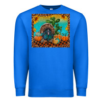 True Royal turkey and pumpkins Premium Sweatshirt - RanaPortraitStore