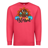 Cardinal thanksgiving turkey pumpkin blessed Premium Sweatshirt - RanaPortraitStore