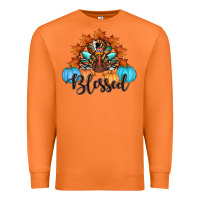 Carrot thanksgiving turkey pumpkin blessed Premium Sweatshirt - RanaPortraitStore
