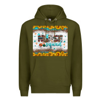 Army Green nurse squad tumbler Premium Hoodie - BundleAndBundleShop