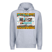 Heather Grey nurse squad tumbler Premium Hoodie - BundleAndBundleShop