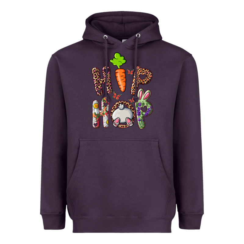 Hip Hop Bunny Heavyweight Hoodie by RanaPortraitStore | Teevron