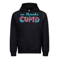 Black no thanks cupid Urban Hoodie - AdoDesignShop