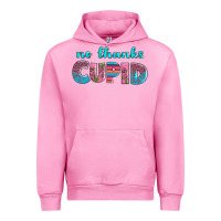 Fuchsia Pink no thanks cupid Urban Hoodie - AdoDesignShop