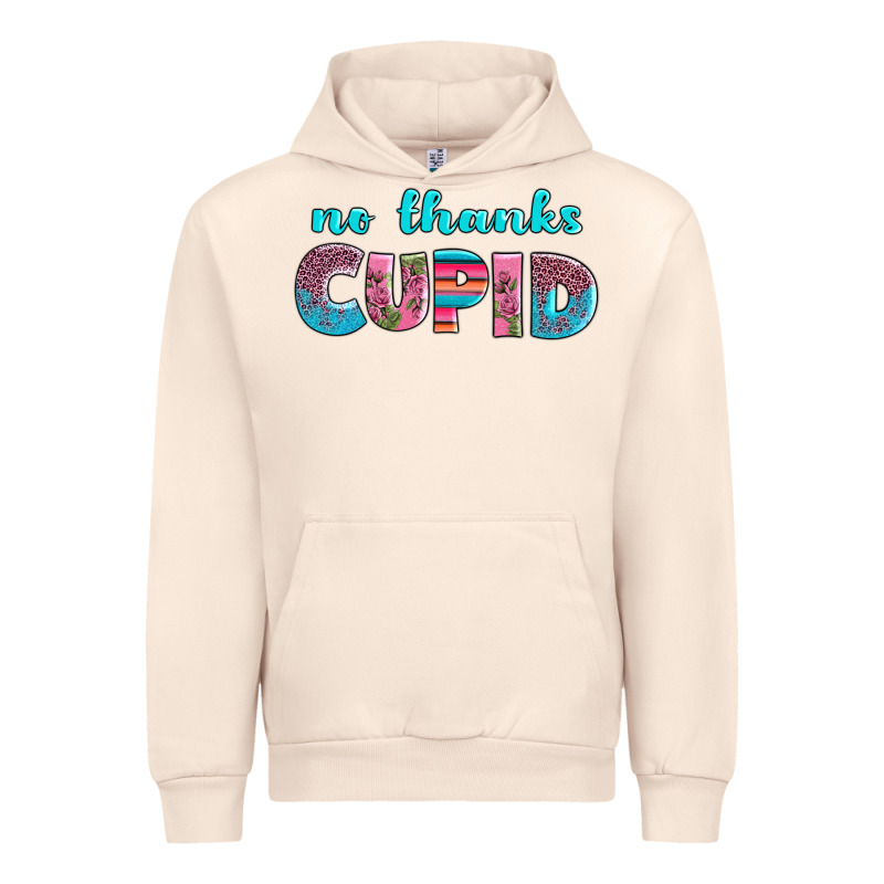 No Thanks Cupid Urban Hoodie by AdoDesignShop | Teevron