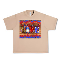 Burro american flag gnomes love star leopard glitter Urban Heavy Tee - Artiststas