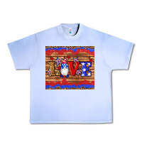 Grape Ice american flag gnomes love star leopard glitter Urban Heavy Tee - Artiststas