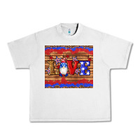 Lunar Rock american flag gnomes love star leopard glitter Urban Heavy Tee - Artiststas