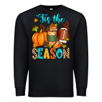 Black 'tis the season american  football Premium Sweatshirt - Zillion Design Studio