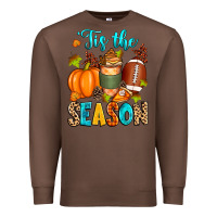 Chestnut 'tis the season american  football Premium Sweatshirt - Zillion Design Studio