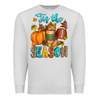 Dove Grey 'tis the season american  football Premium Sweatshirt - Zillion Design Studio