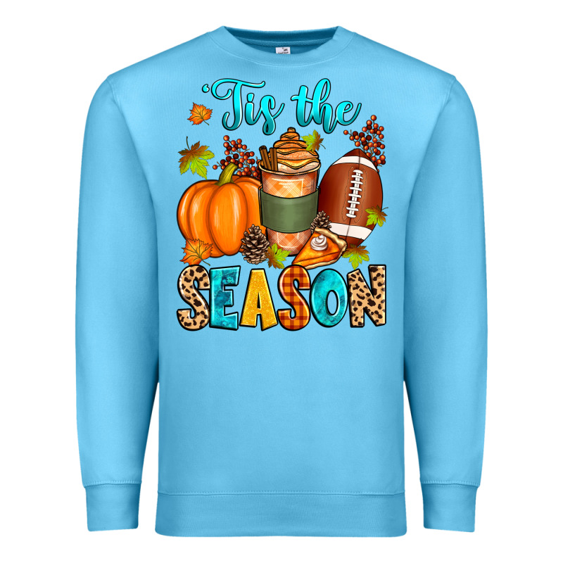 'tis The Season American  Football Premium Sweatshirt by Zillion Design Studio | Teevron