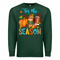 Sports Green 'tis the season american  football Premium Sweatshirt - Zillion Design Studio