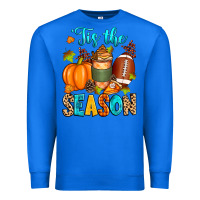 True Royal 'tis the season american  football Premium Sweatshirt - Zillion Design Studio