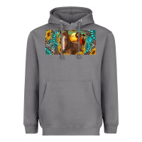 Storm horse and desert with sunflowers gemstone Heavyweight Hoodie - RanaPortraitStore