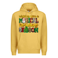 Antique Gold wishing you a magical season Premium Hoodie - AdoDesignShop